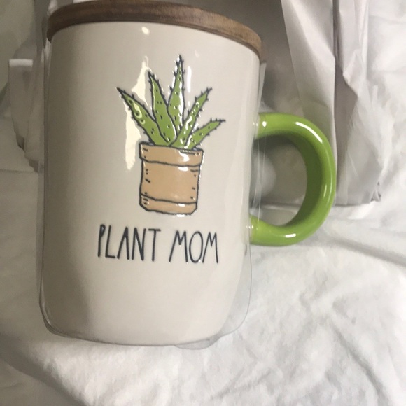SOLD RAE DUNN PLANT MOM CACTUS cellar top lid MUG - Picture 5 of 5